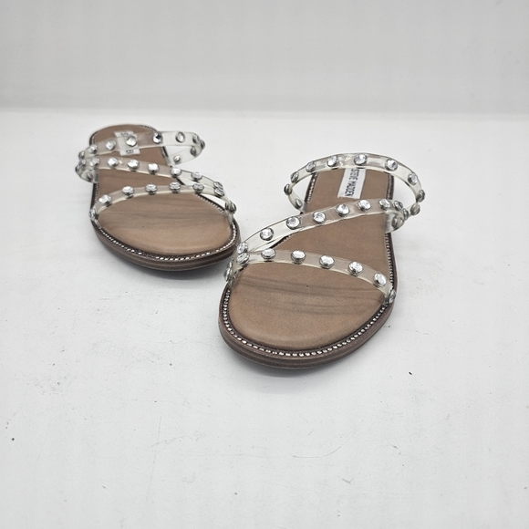Steve Madden Skyler Strappy Flat Studded Sandals Size 7 - Picture 5 of 13
